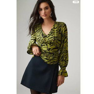 NWT-Exquise x Anthroplogie Wrap Blouse - XL